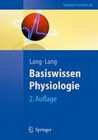 cover of the book Basiswissen Physiologie