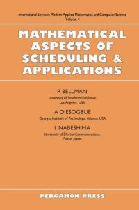 cover of the book Mathematical Aspects of Scheduling and Applications