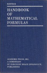 cover of the book Handbook of Mathematical Formulas