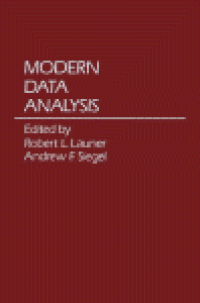 cover of the book Modern Data Analysis