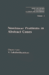 cover of the book Nonlinear Problems in Abstract Cones