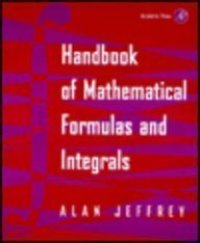 cover of the book Handbook of Mathematical Formulas and Integrals