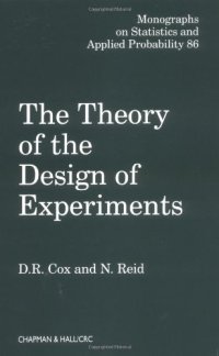 cover of the book The Theory of the Design of Experiments