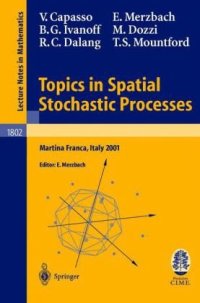 cover of the book Topics in Spatial Stochastic Processes: Lectures given at the C.I.M.E. Summer School held in Martina Franca, Italy, July 1-8, 2001 