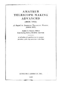 cover of the book Amateur telescope making