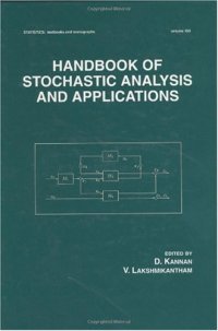 cover of the book Handbook of stochastic analysis and applications