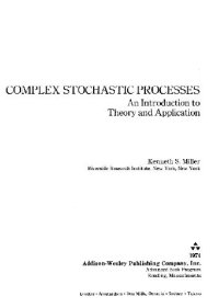 cover of the book Complex stochastic processes: an introduction to theory and application