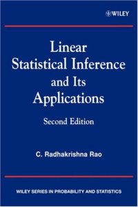 cover of the book Linear Statistical Inference and its applications