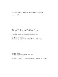 cover of the book Almost sure invariance principles for partial sums of weakly dependent random variables