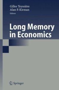 cover of the book Long memory in economics