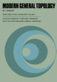 cover of the book Modern General Topology