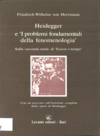 cover of the book Heidegger e I problemi fondamentalidella fenomenologia. Sulla «seconda metà» di Essere e tempo