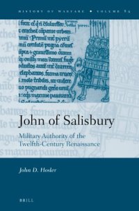 cover of the book John of Salisbury: Military Authority of the Twelfth-Century Renaissance