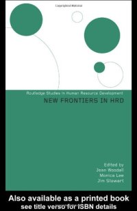 cover of the book New Frontiers in HRD