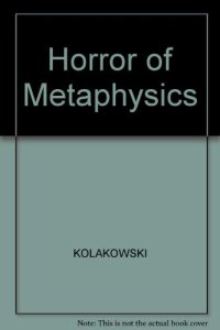 cover of the book Metaphysical Horror