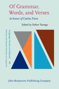 cover of the book Of Grammar, Words, and Verses: In Honor of Carlos Piera