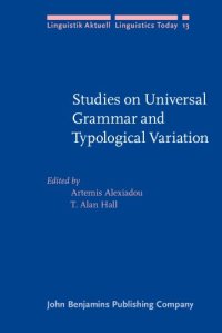 cover of the book Studies on Universal Grammar and Typological Variation