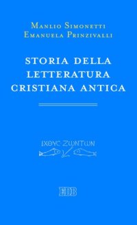 cover of the book Storia della letteratura cristiana antica