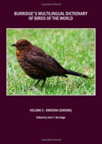 cover of the book Burridge's Multilingual Dictionary of Birds of the World: Volume X Swedish