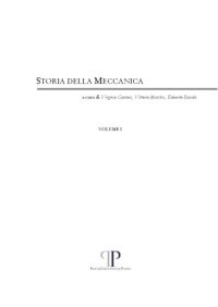 cover of the book Storia della meccanica