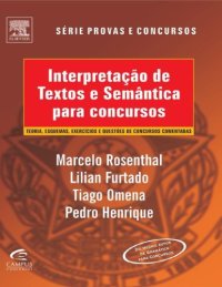 cover of the book Interpretação de Textos e Semântica para Concursos