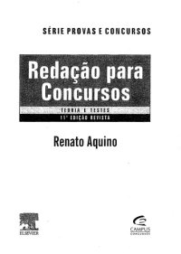 cover of the book Redação para Concursos