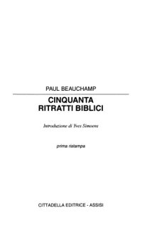 cover of the book Cinquanta ritratti biblici