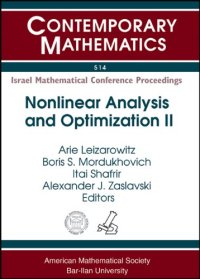 cover of the book Nonlinear Analysis and Optimization II: Optimization