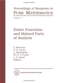 cover of the book Entire Functions and Related Parts of Analysis