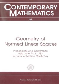 cover of the book Geometry of Normed Linear Spaces