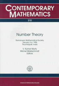 cover of the book Number Theory: Ramanujan Mathematical Society January 3-6, 1996 Tiruchirapalli, India