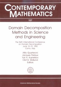 cover of the book Domain Decomposition Methods in Science and Engineering: The Sixth International Conference on Domain Decomposition, June 15-19, 1992, Como, Italy