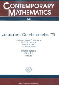 cover of the book Jerusalem Combinatorics '93: An International Conference in Combinatorics, May 9-17, 1993, Jerusalem, Israel