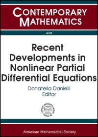 cover of the book Recent Developments in Nonlinear Partial Differential Equations