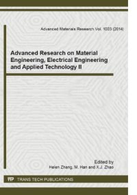 cover of the book Advanced Research on Material Engineering, Electrical Engineering and Applied Technology II