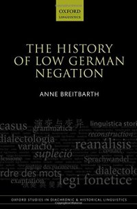 cover of the book The History of Low German Negation