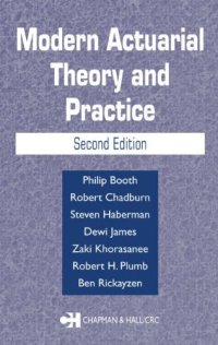 cover of the book Modern Actuarial Theory and Practice, Second Edition