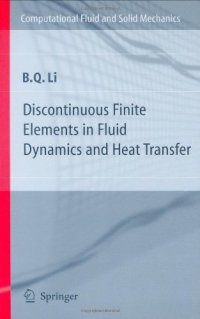 cover of the book Discontinuous Finite Elements in Fluid Dynamics and Heat Transfer