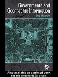 cover of the book Governments and geographic information