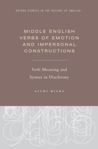 cover of the book Middle English Verbs of Emotion and Impersonal Constructions: Verb Meaning and Syntax in Diachrony