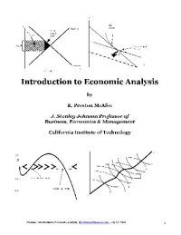 cover of the book Introduction to Economic Analysis