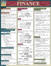 cover of the book BarCharts QuickStudy Finance