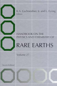 cover of the book Handbook on the Physics and Chemistry of Rare Earths. vol.27