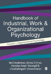 cover of the book Handbook of Industrial, Work and Organizational Psychology. Organizational Psychology