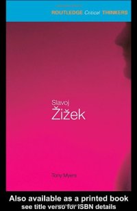 cover of the book Slavoj Zizek