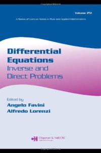 cover of the book Differential Equations: Inverse and Direct Problems 