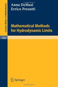 cover of the book Mathematical Methods for Hydrodynamic Limits