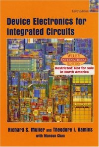 cover of the book Device Electronics for Integrated Circuits