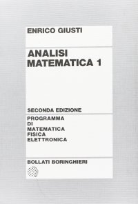 cover of the book Analisi matematica 1