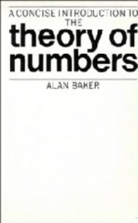 cover of the book A Concise Introduction to the Theory of Numbers